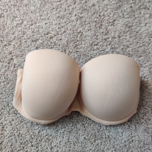 Pink Victoria secret Strapless Bra size 32DD - Picture 1 of 7